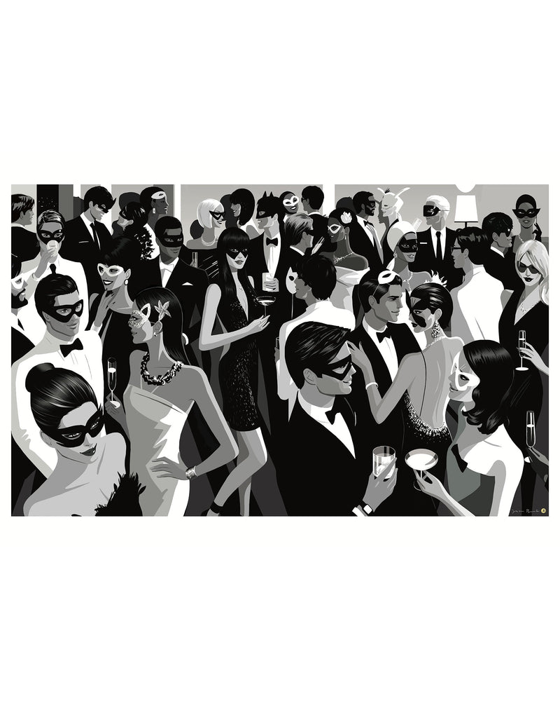 BLACK AND WHITE BALL