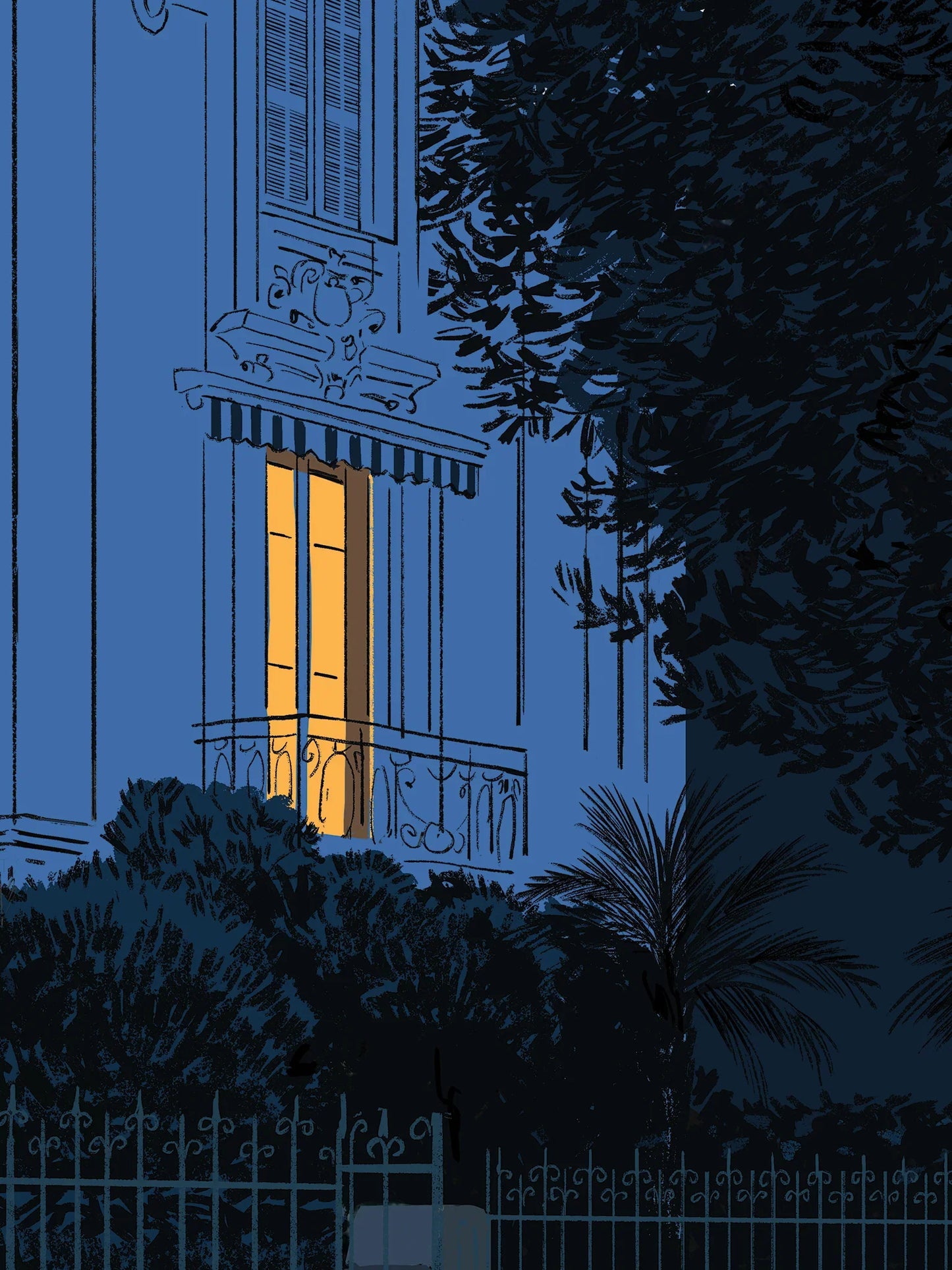 MANSION BY NIGHT
