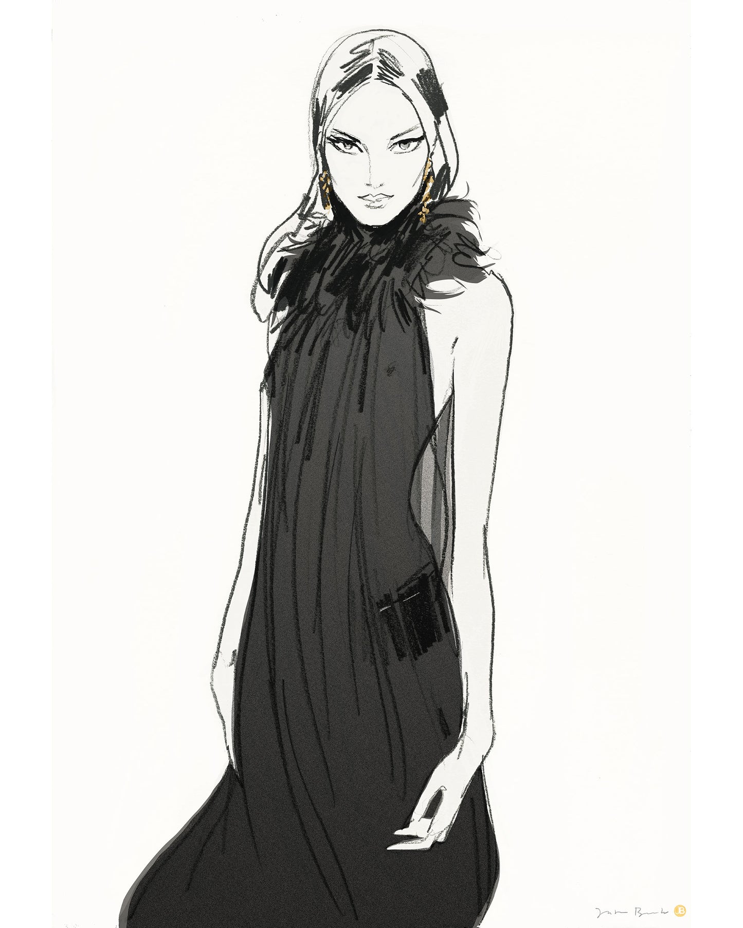 SAINT LAURENT SHEER DRESS