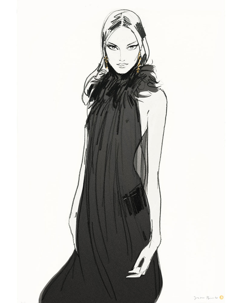 SAINT LAURENT SHEER DRESS