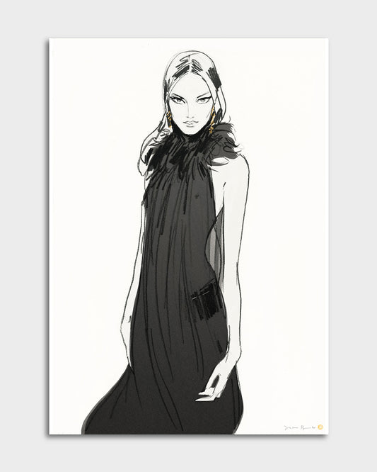 SAINT LAURENT SHEER DRESS
