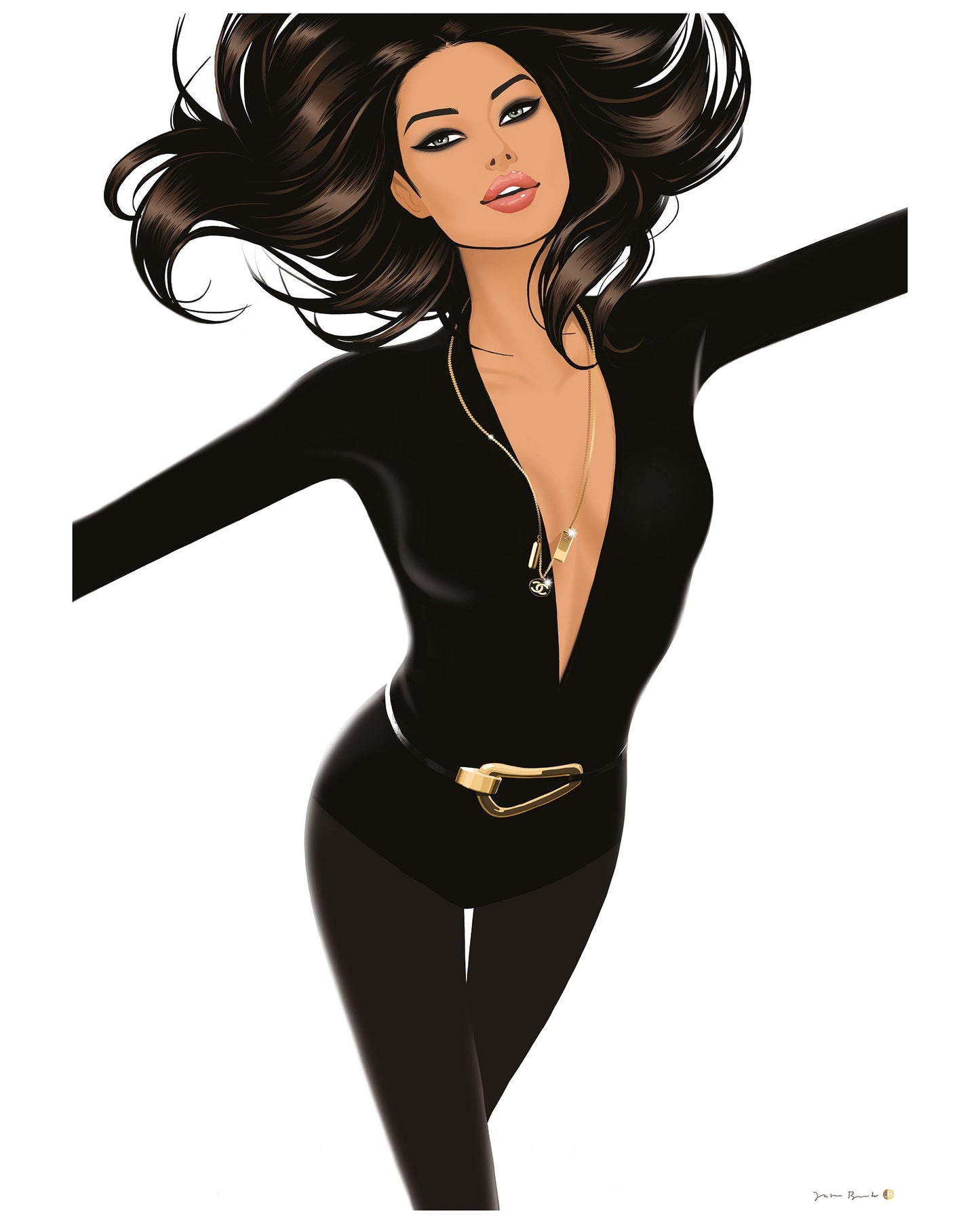 BLACK CATSUIT