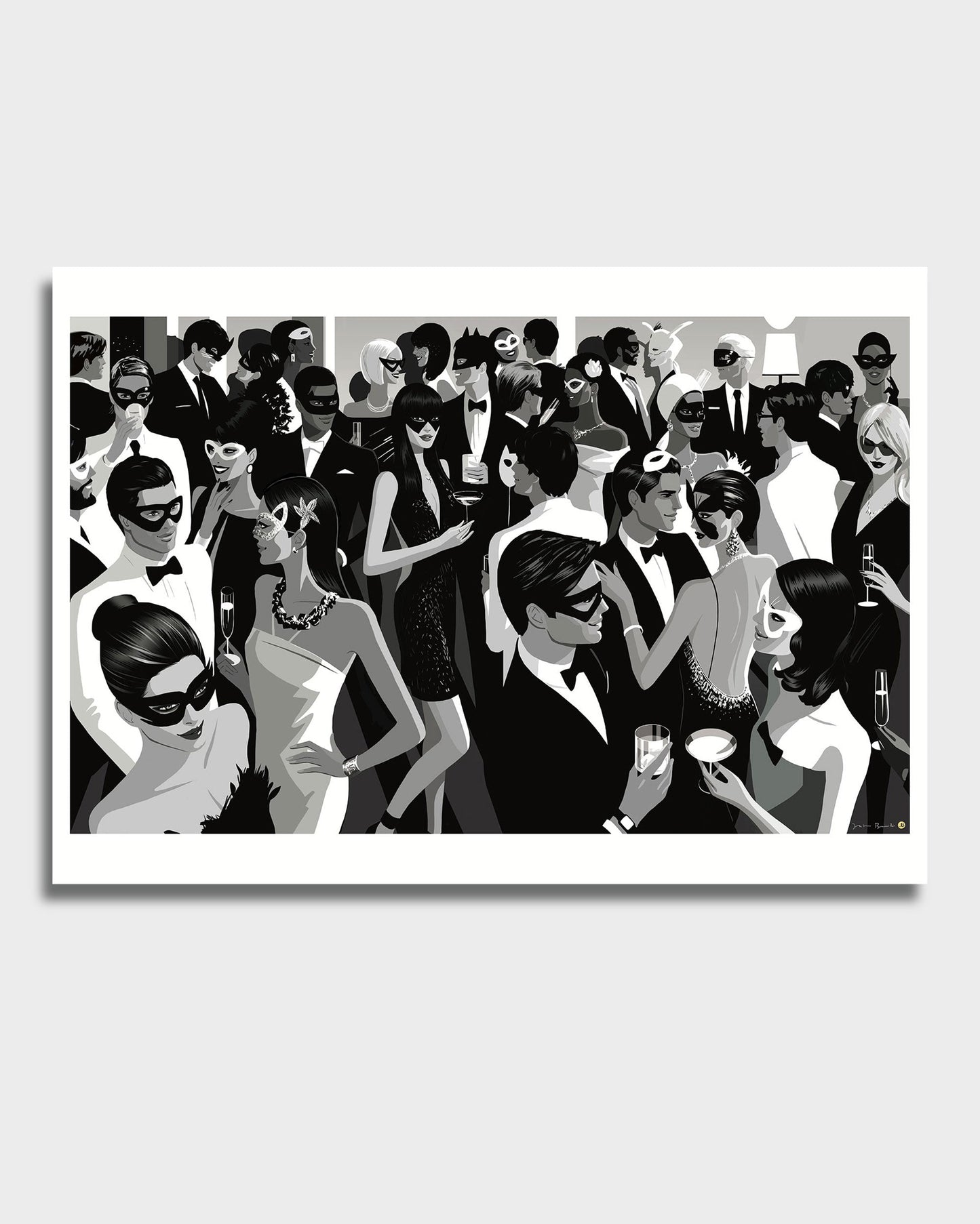 BLACK AND WHITE BALL