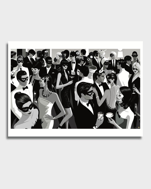 BLACK AND WHITE BALL