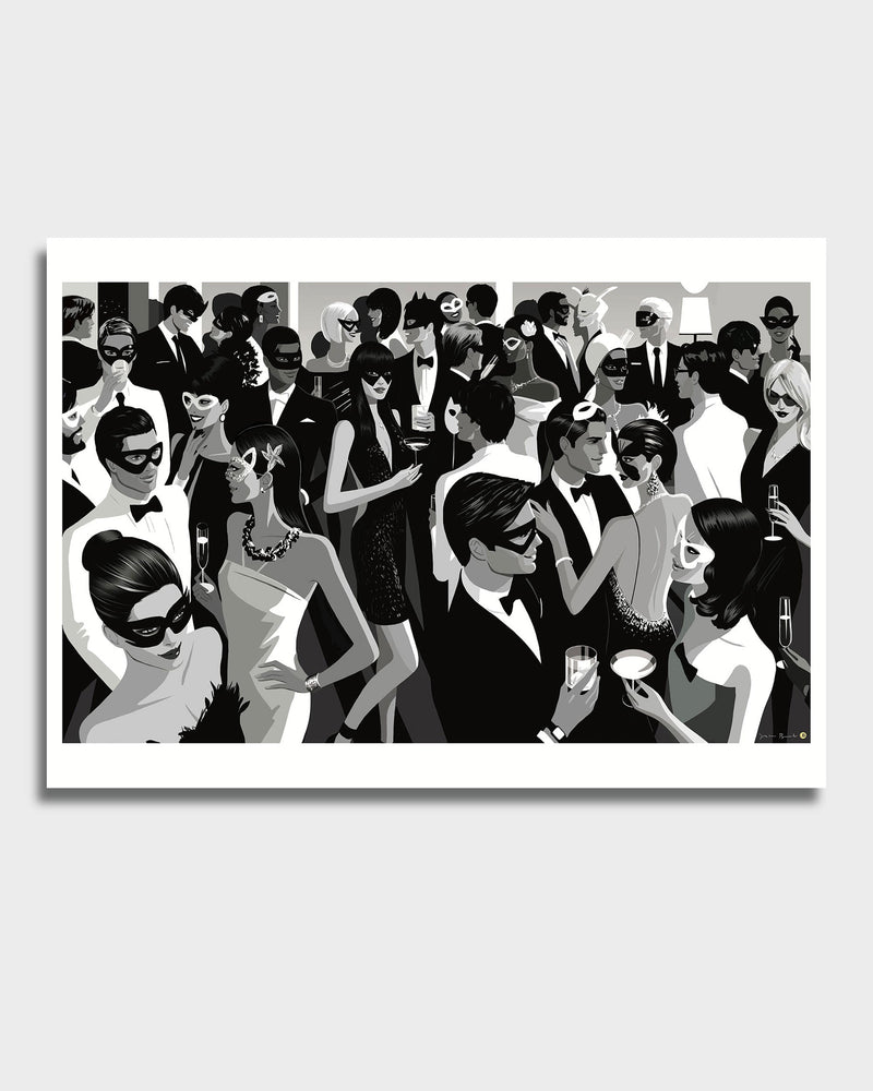 BLACK AND WHITE BALL