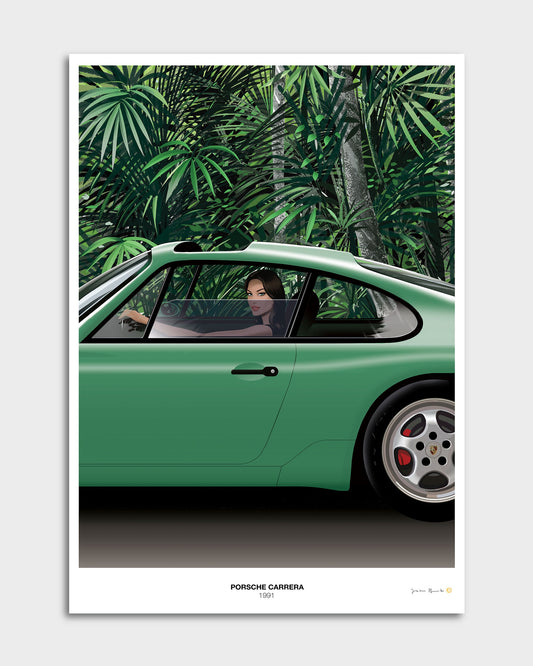 GREEN PORSCHE