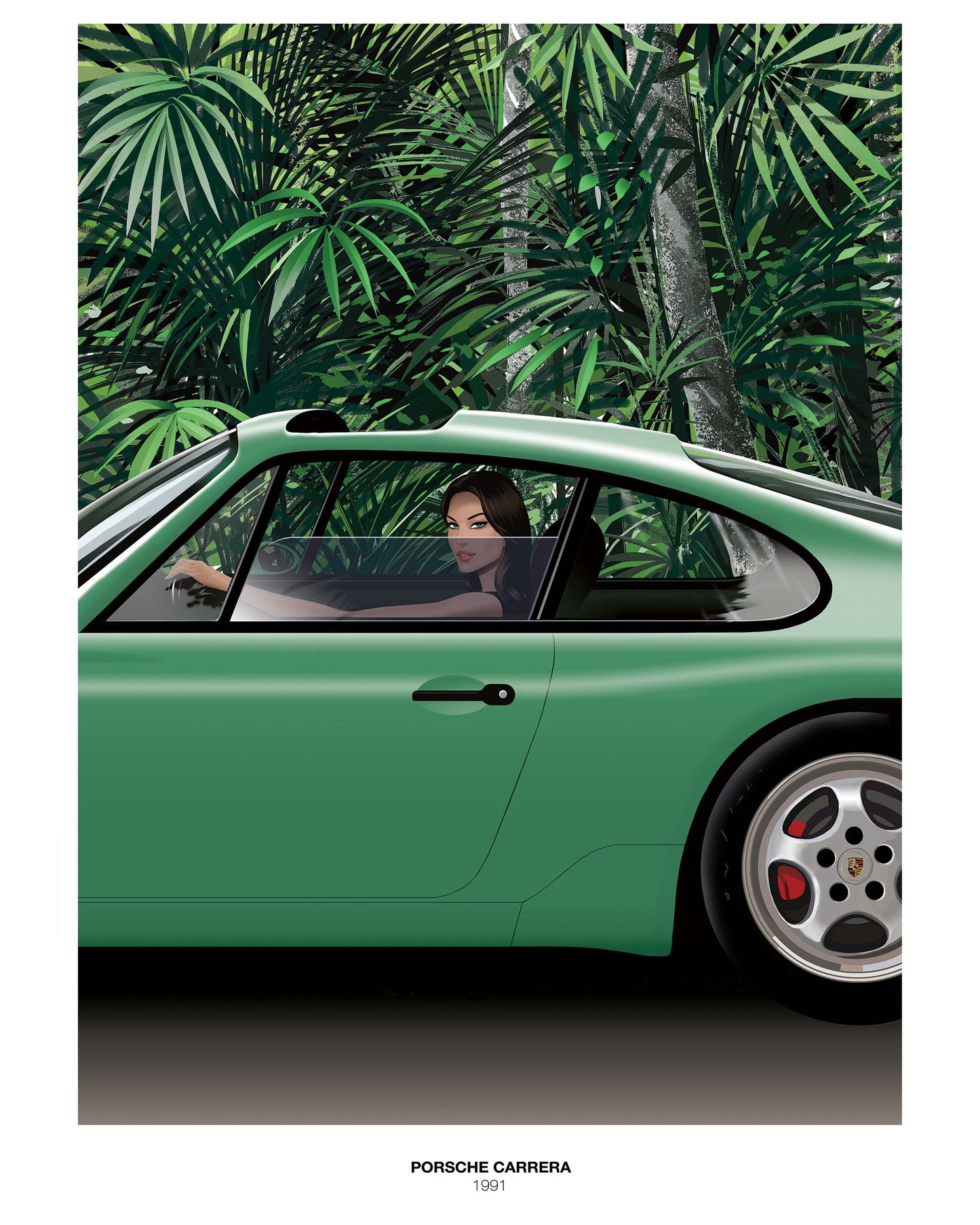 GREEN PORSCHE