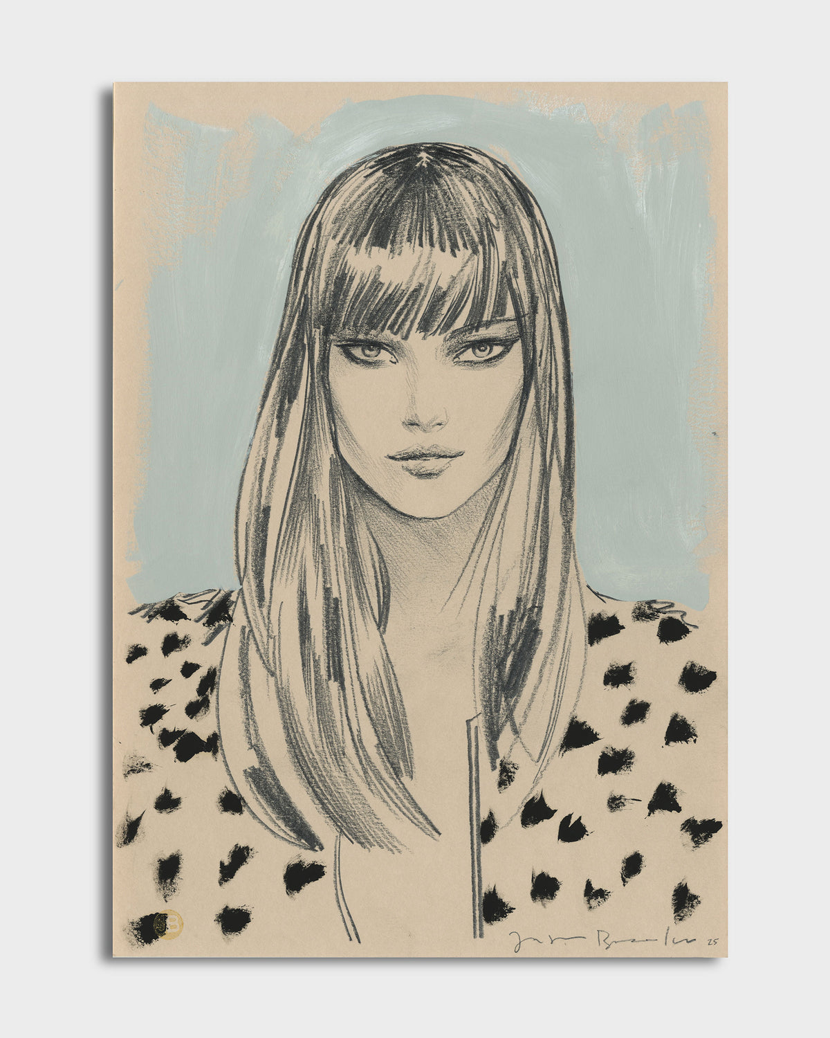 French Leopard Coat